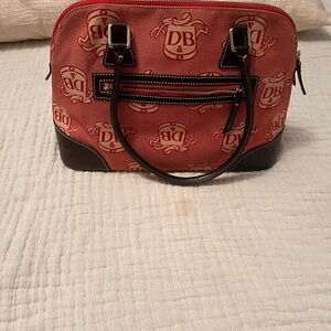 Dooney & Bourke Red and Brown Satchel